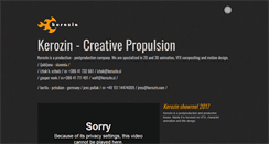 Desktop Screenshot of kerozin.com